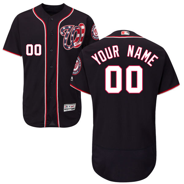 Men's Washington Nationals Flex Base Custom Jersey MLBC0053